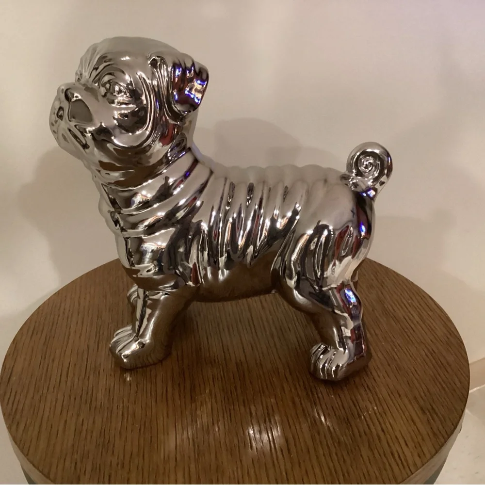Z Gallarie Chrome Pug Dog